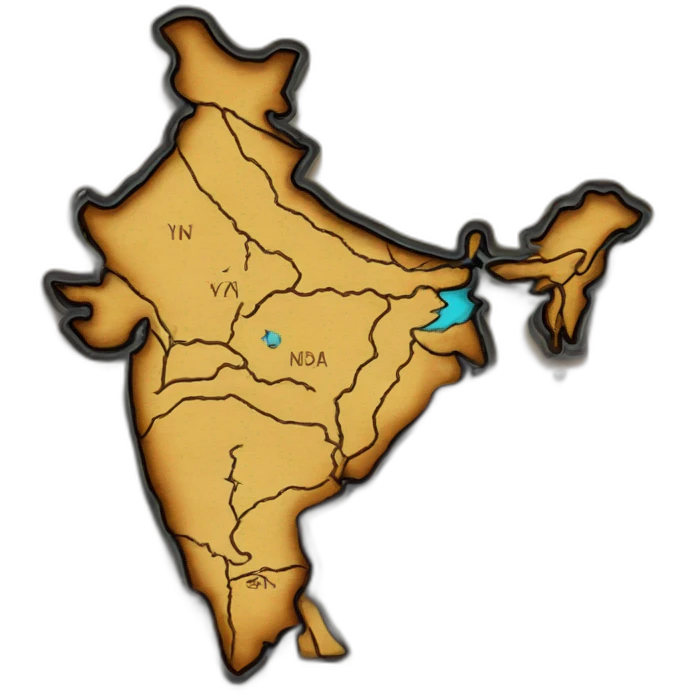 Indian Punjab map  emoji