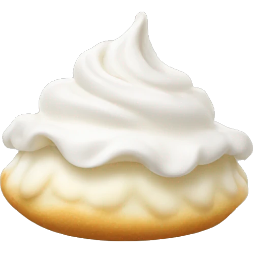 Meringue emoji