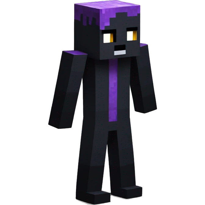 Minecraft enderman emoji