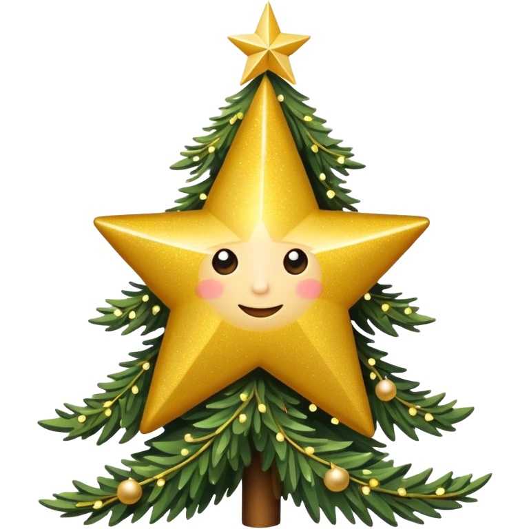 a star on a Christmas tree   emoji
