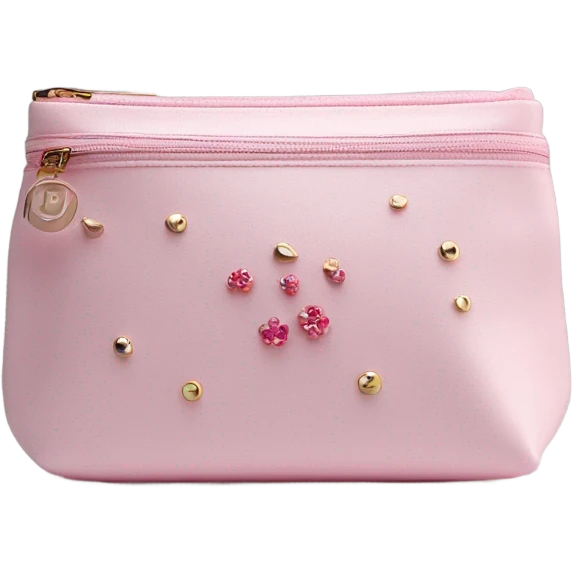 pink aesthetic cosmetic bag emoji