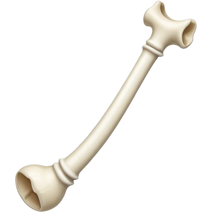 singular long anatomic bone emoji