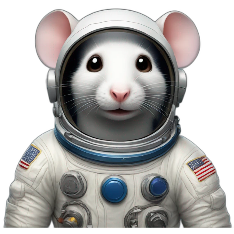 astronaut rat emoji