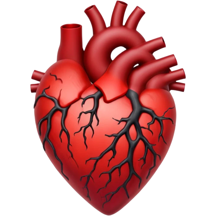 Spooky heart emoji
