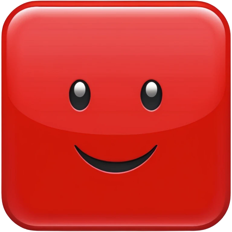 크기 80*80px의 red color rectangular emoji