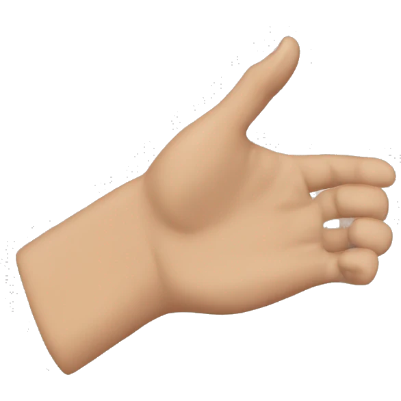 make me an L shaped hand  emoji