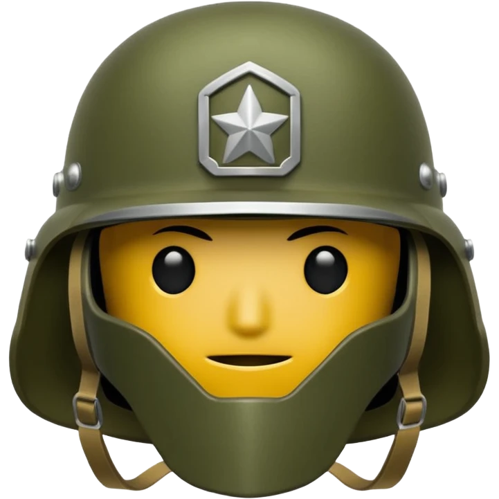 military helmet rigid emoji