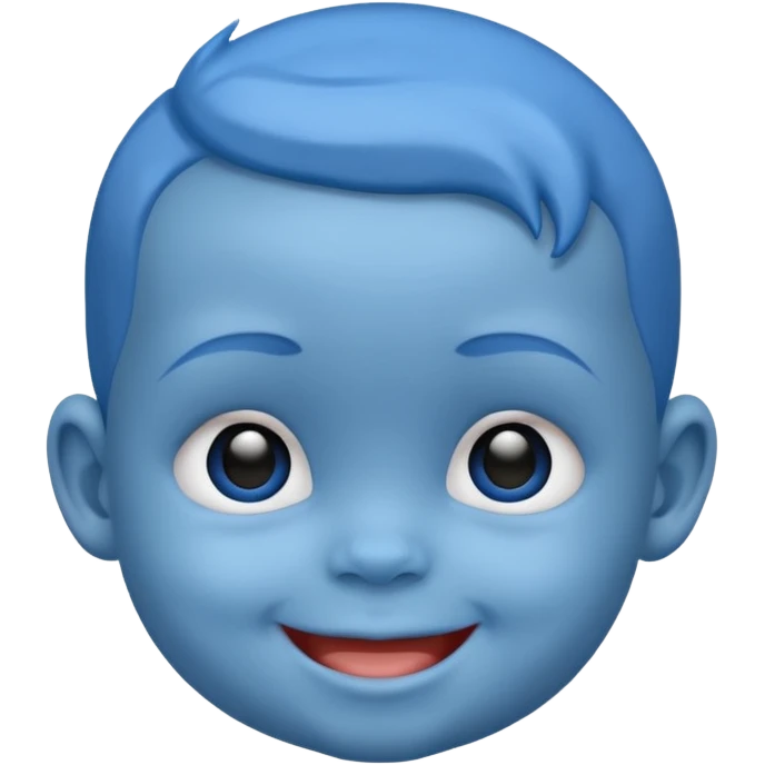 blue baby emoji