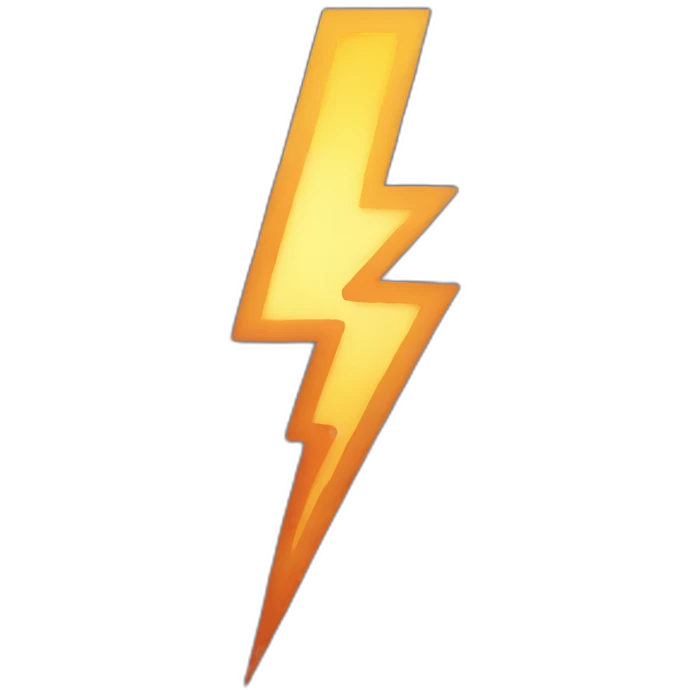 lightning bolt sunset emoji
