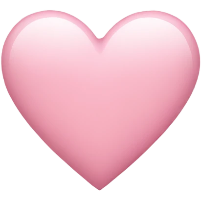 light pink heart emoji