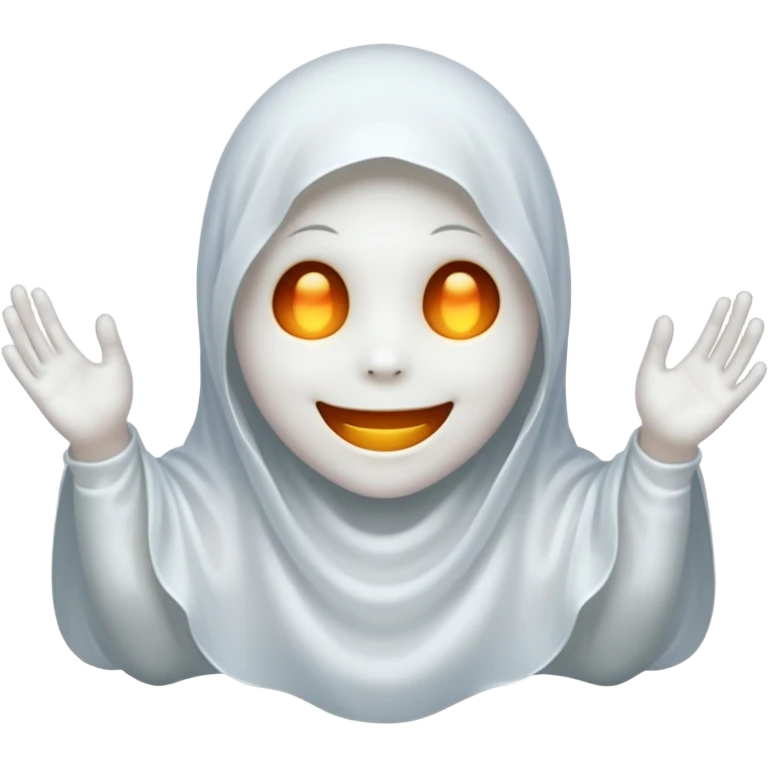 Smiling Ghost emoji
