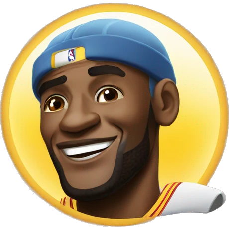 Lebron James sunshine emoji
