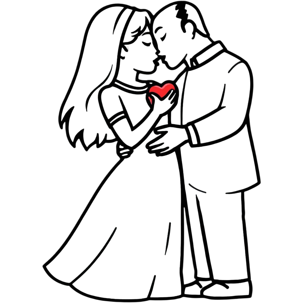 Russian and Mexican couple kissing emoji
