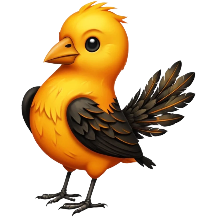 bird thats been electricuted but do not show electrication shocks. Yellow emoji