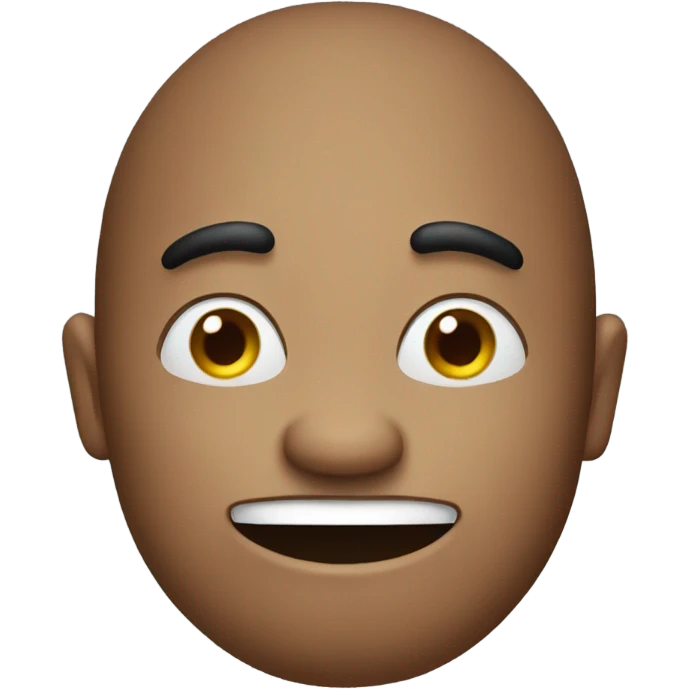 Bean man emoji