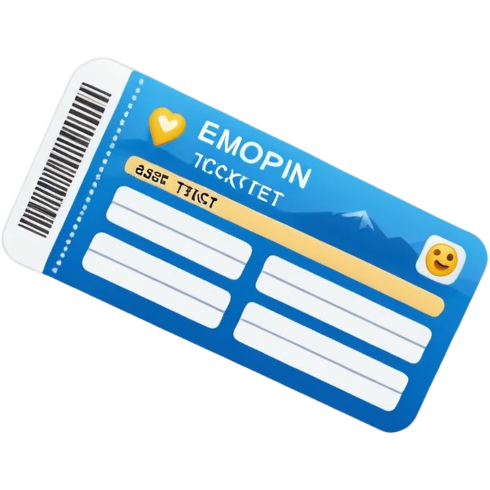 I will buy the flight ticket emoji