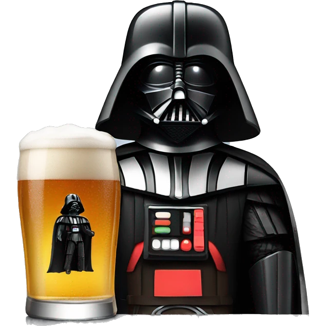darth vader beer emoji