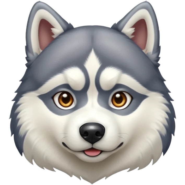 Un husky emoji
