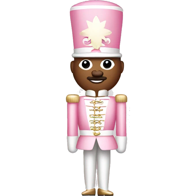 Light pink nutcracker emoji