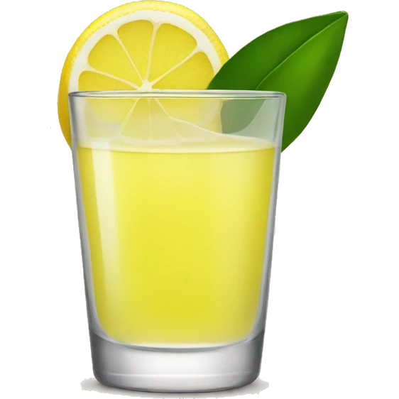 Lemon and shots emoji