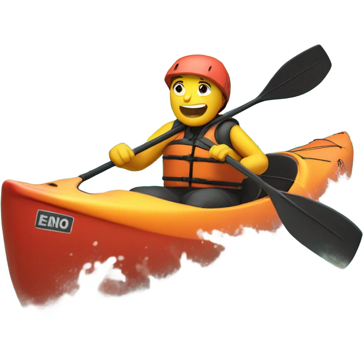 Kayaking emoji