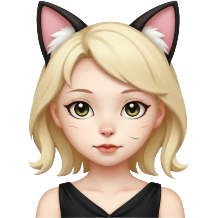 Cat girl emoji