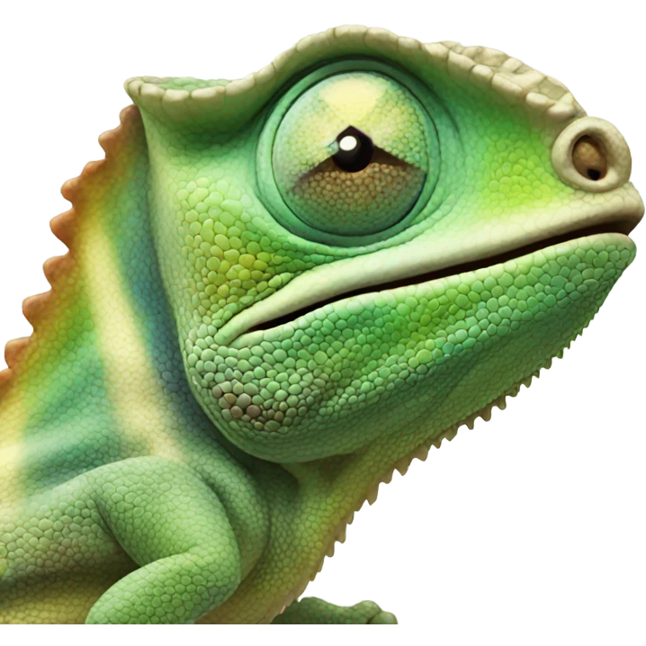 stoned chameleon  emoji