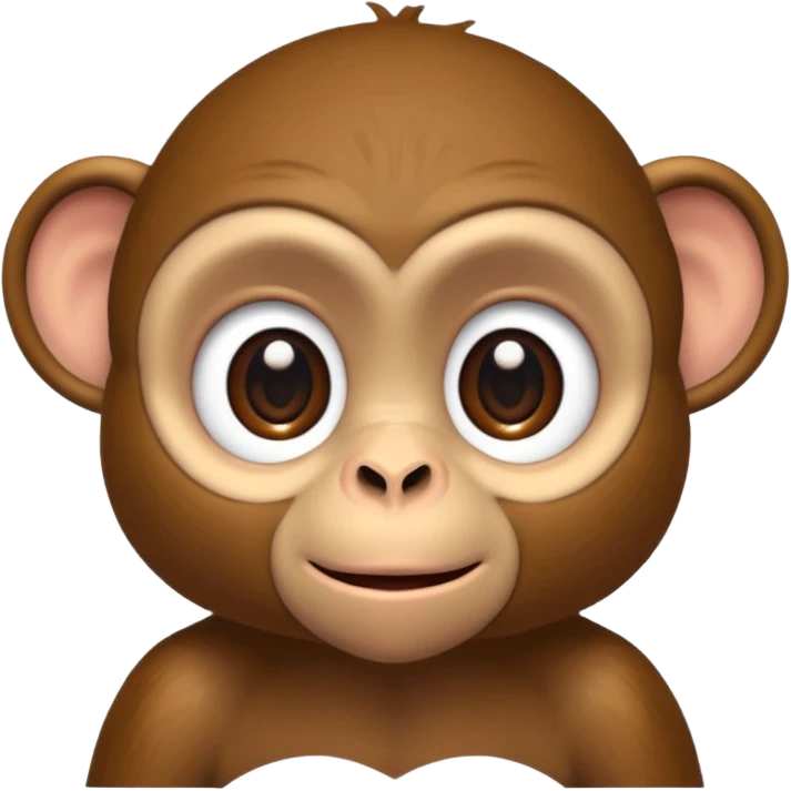القرد بعين امه غزال emoji