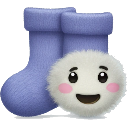 fuzzy socks emoji