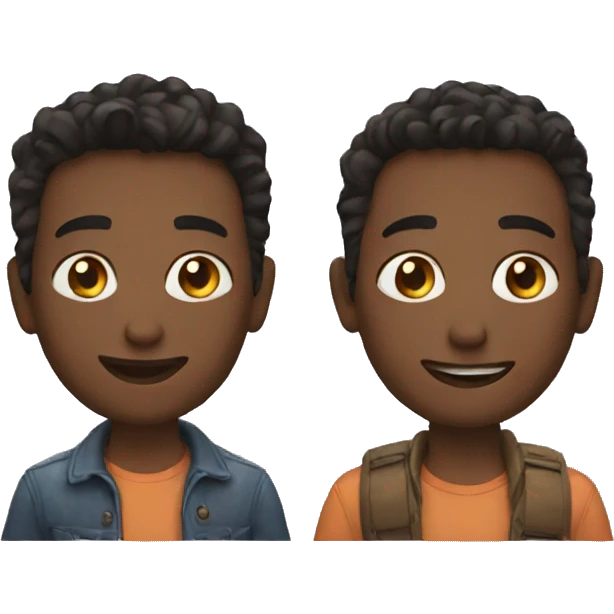 Two friends  emoji