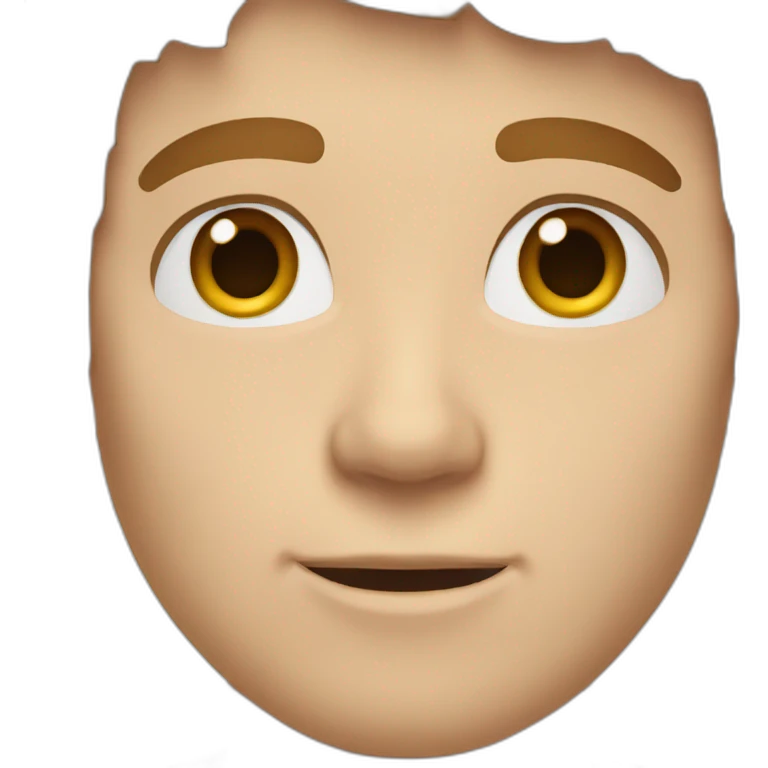 white-man-brown-hair-brown-eyes emoji