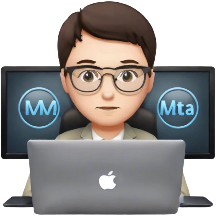A programer trying to get a job at meta emoji