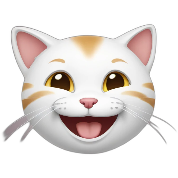 Kitty laughing emoji