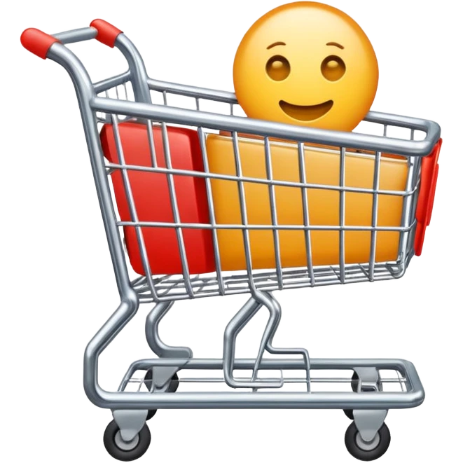 shopping cart emoji