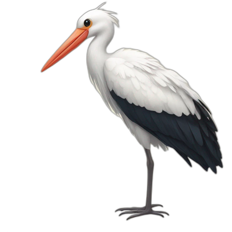 Stork emoji
