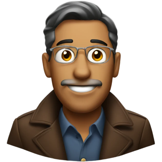 Guy with cigar emoji