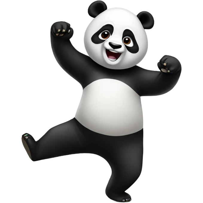 Panda dancing emoji