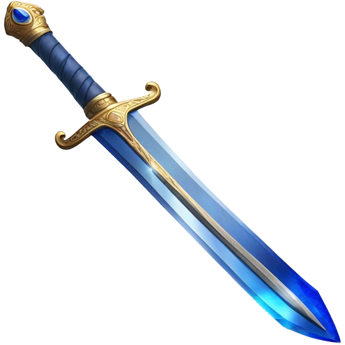 Magic Sapphire sword emoji