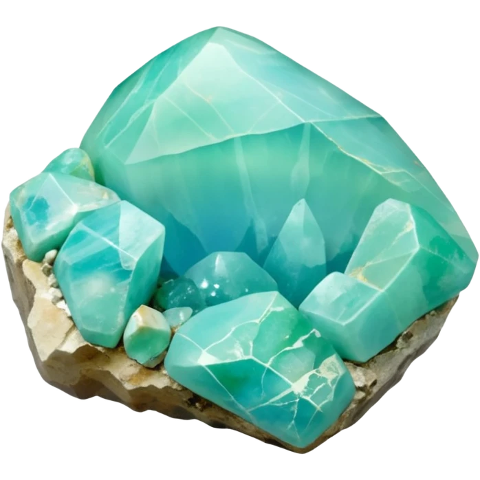 peruvian opal gemstone raw crystal mineral detailed emoji