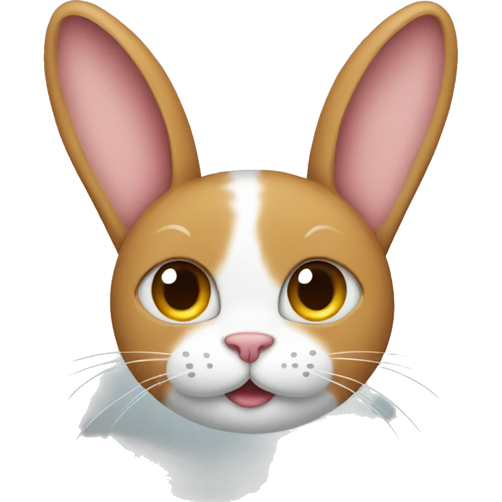 Cat with bunny ears emoji