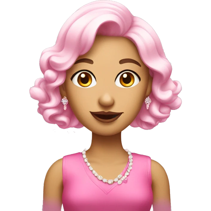 Pink coquette emoji