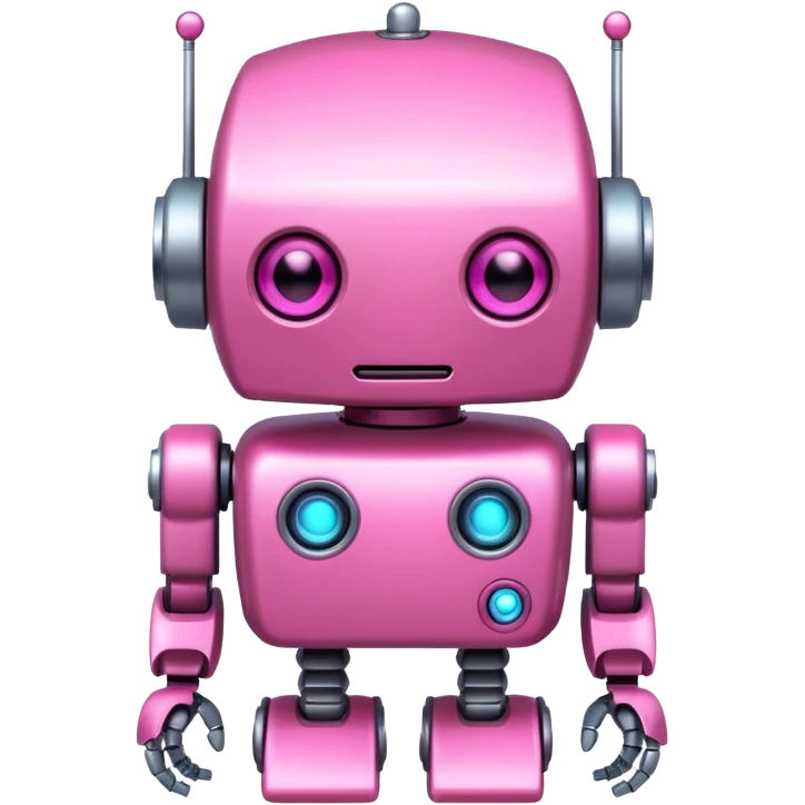 pink robot with 1 eye emoji