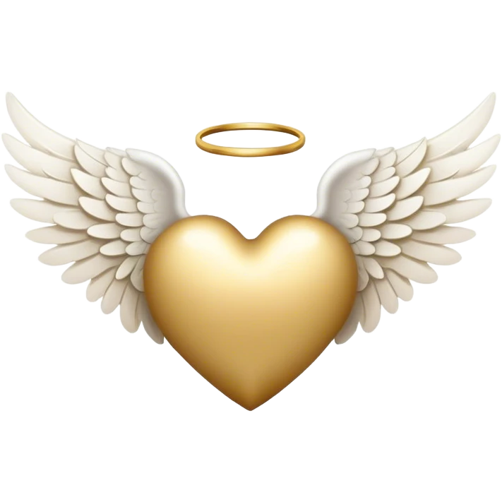 heart with angel wings emoji