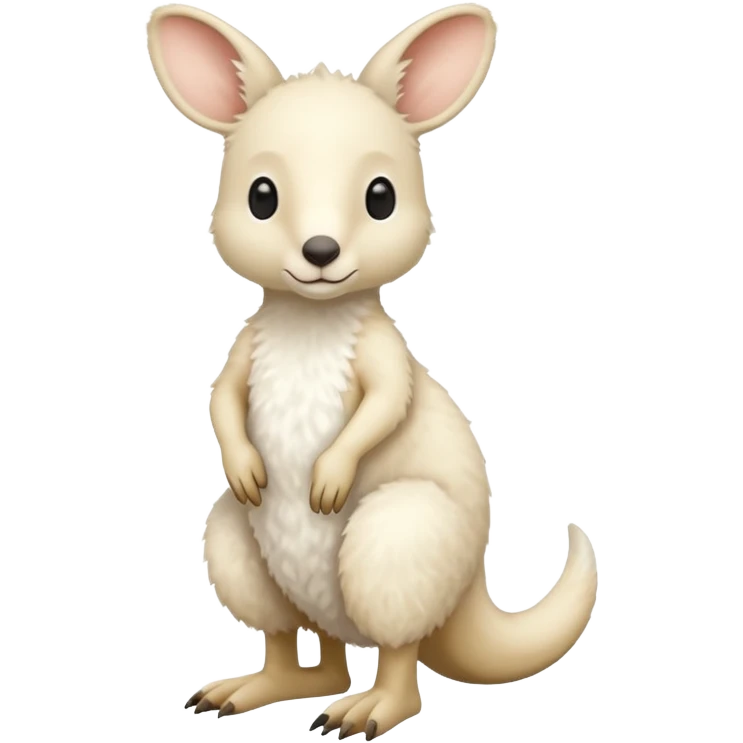 white kangaroo emoji