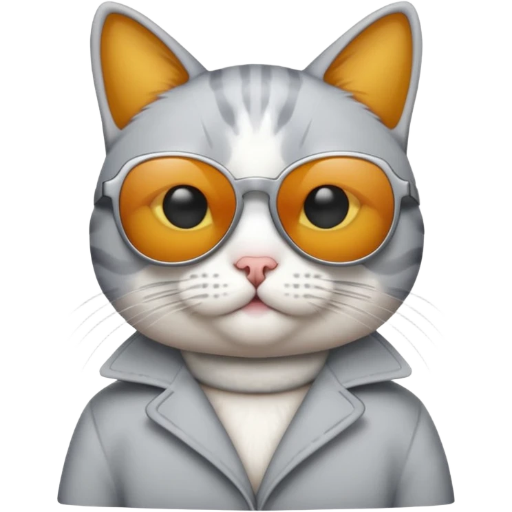 Cat wearing sunglasses emoji