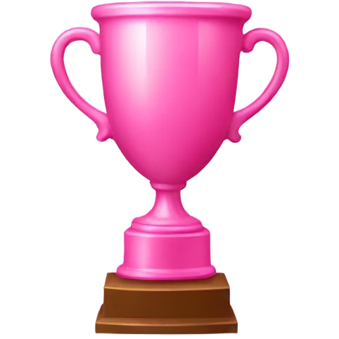 PINK trophy emoji