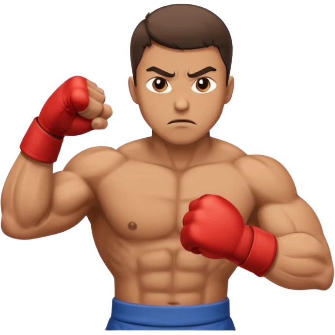 Man in fighting stance emoji