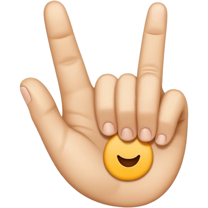 “Emoji-style hand making the letter ‘C’, with the index finger slightly curved. Clean, simple design, smooth shapes, neutral skin tone. White or transparent background, high resolution.” emoji