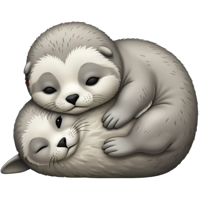 baby Seal sleeping emoji