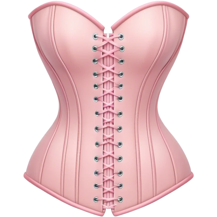 Pastel pink corset  emoji